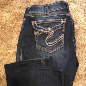 Silver Jeans Suki Surplus Bootcut dark wash SZ 18